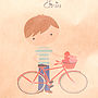 Personalised Cyclist Valentine Gift Bag, thumbnail 2 of 3