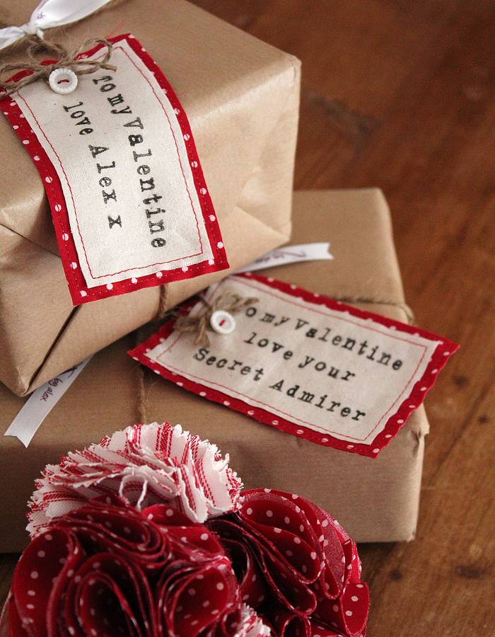 personalised fabric gift tags by 'by alex' | notonthehighstreet.com