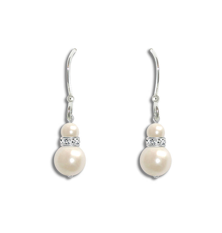 Divine Pearl Earrings By Chez Bec