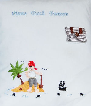 Personalised Pirate Tooth Treasure Cushion, 4 of 4