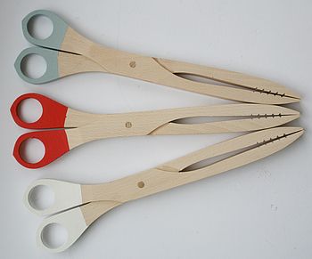 Hand Painted Wooden Toaster Tongs, 3 of 5