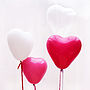 Red Heart Party Balloons, thumbnail 5 of 7