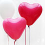 Red Heart Party Balloons, thumbnail 1 of 7
