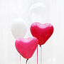 Red Heart Party Balloons, thumbnail 3 of 7