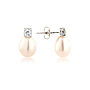 Crystal And White Tear Drop Pearl Earrings, thumbnail 1 of 2
