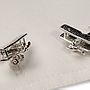 Biplane Cufflinks In Sterling Silver, thumbnail 2 of 2