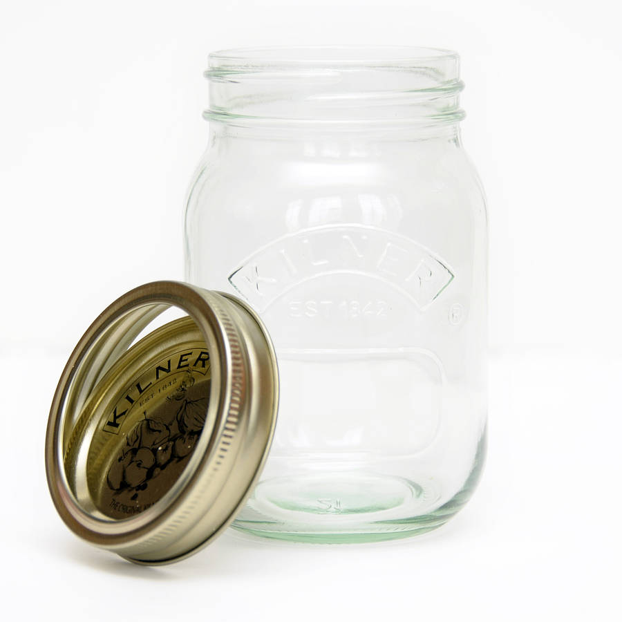 Glass Kilner Jar By Peach Blossom