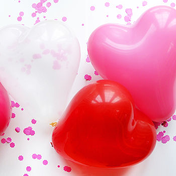 Red Heart Party Balloons, 6 of 7