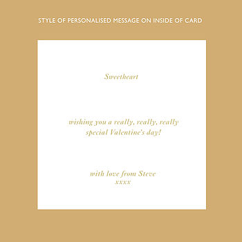 Personalised Valentine's Lovebirds Card, 2 of 2