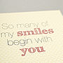 'So Many Smiles' Card, thumbnail 2 of 3