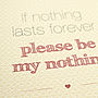 'Nothing' Quote Card, thumbnail 2 of 3