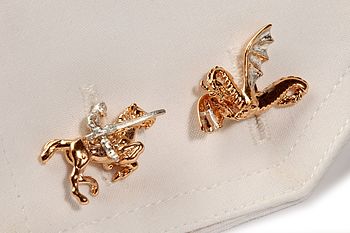 George And The Dragon Cufflinks, 2 of 5