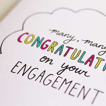 Congrats On Your Engagement – Square Journey Card By Veronica Dearly ...