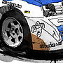 Metro 6R4 Rally Car Illustration, thumbnail 3 of 3