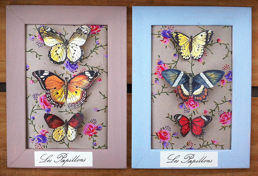 Paper Butterfly Collage By Seedlings Cards & Gifts