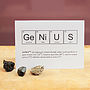 Nerd Or Genius Funny Periodic Table Cards, thumbnail 3 of 4