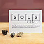Elements Of A Chef Or Sous Chef Cards, thumbnail 4 of 4