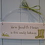 Wellies Country Sign, thumbnail 2 of 4