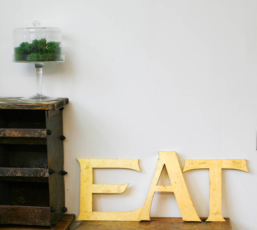 Vintage 'Eat' Sign By Bonnie and Bell