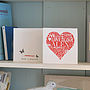 Personalised Love Heart Card, thumbnail 2 of 2