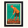 Personalised Men's Vintage Style Golf Print, thumbnail 1 of 3