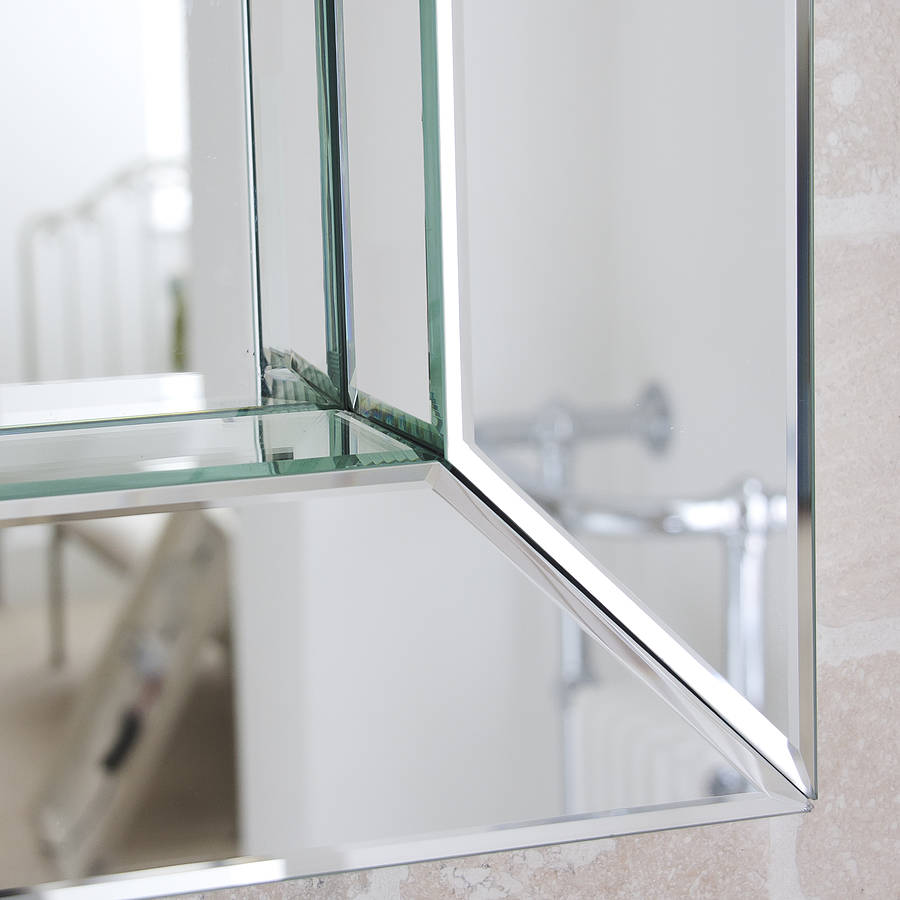 deep all glass bathroom mirror by decorative mirrors ...