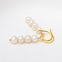 Stacked Freshwater Pearl Earrings, thumbnail 6 of 10