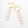 Stacked Freshwater Pearl Earrings, thumbnail 8 of 10