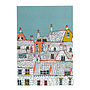 Over The Rooftops Blank Greetings Card, thumbnail 3 of 3