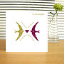 Personalised Valentine's Lovebirds Card, thumbnail 1 of 2
