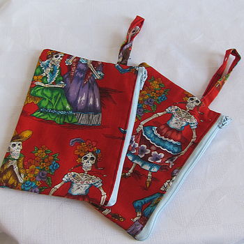 Mexican Day Of The Dead Coin Purse, 2 of 4