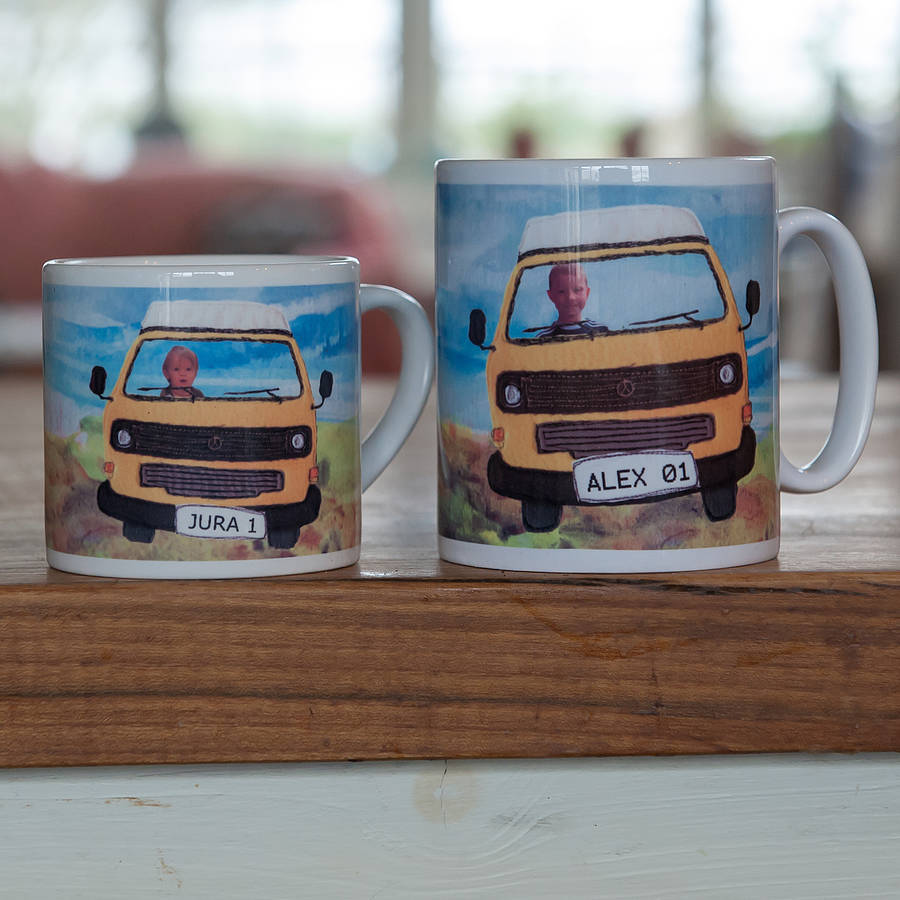 Personalised Camper Van Mug By Snap shot dragon