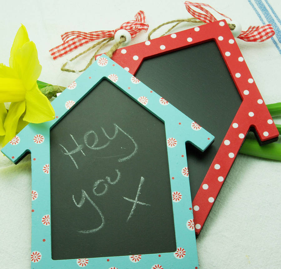House Design Chalkboard By Boxwood
