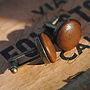 Vintage Style Leather Cufflinks, thumbnail 3 of 12