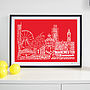 Manchester Skyline Typography Print, thumbnail 6 of 8