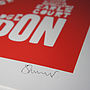 Manchester Skyline Typography Print, thumbnail 8 of 8