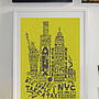 New York Skyline Typography Print, thumbnail 3 of 8