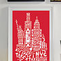 New York Skyline Typography Print, thumbnail 4 of 8