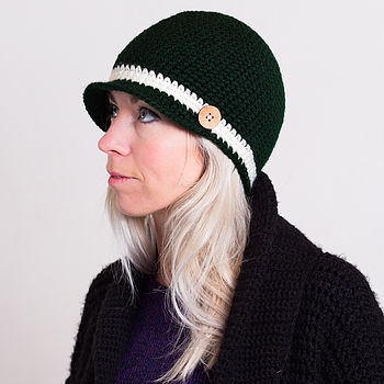 Woolly Knitted Gatsby Hat, 4 of 10