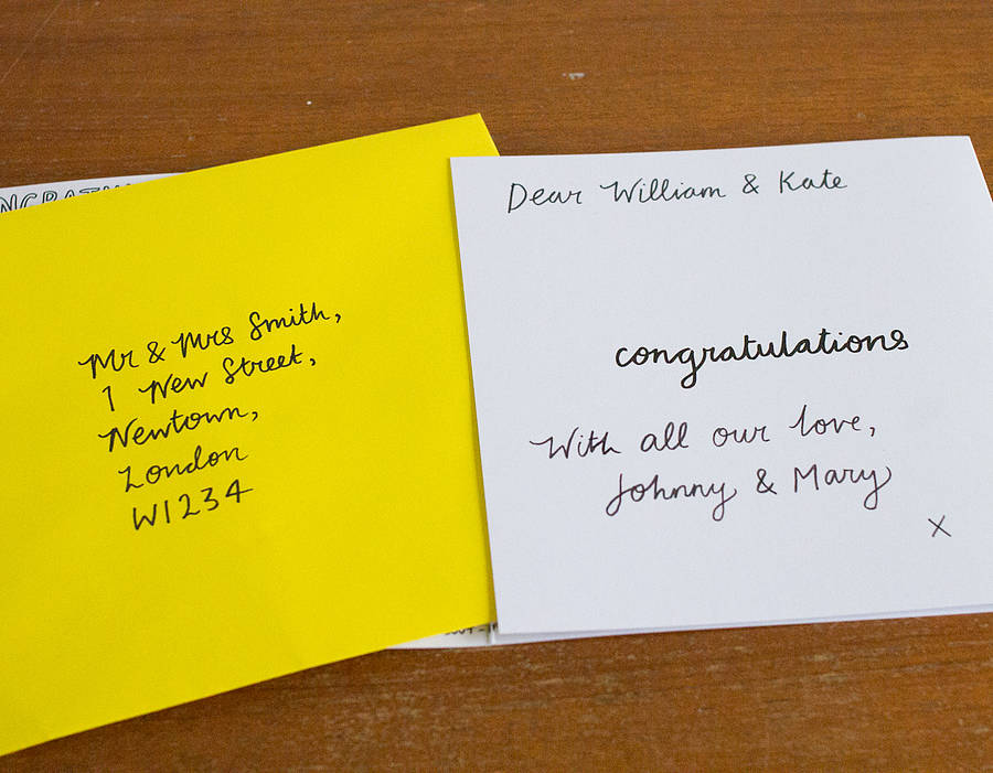 baby card note