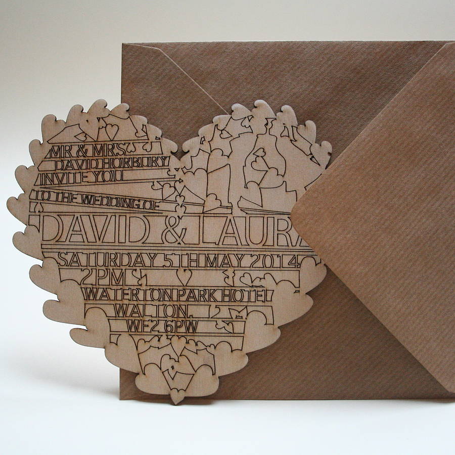 Laser Cut Wooden Wedding Invitations: A Timeless and Elegant Choice for Your Special Day