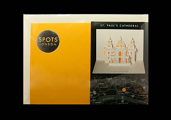 St. Paul's Cathedral Pop Up Card, 3 of 3