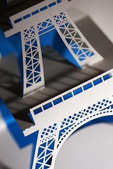 Eiffel Tower Paris Pop Up Card, 2 of 3