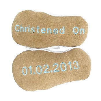 Personalised Initial Christening Shoes, 8 of 12