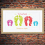 Personalised Family Foot Print, thumbnail 11 of 12