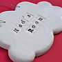 Porcelain Cloud Personalised Name Plaque, thumbnail 8 of 10
