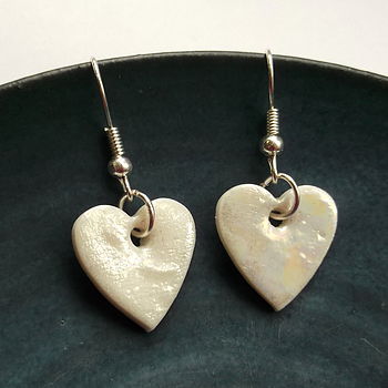 Handmade Heart Dangle Earrings, 4 of 5