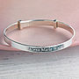 Child's Sterling Silver Christening Bangle, thumbnail 1 of 7