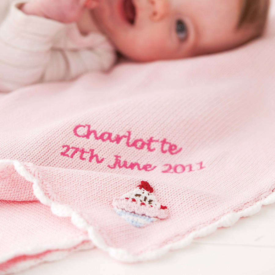 Download personalised knitted cupcake baby blanket by the alphabet ...