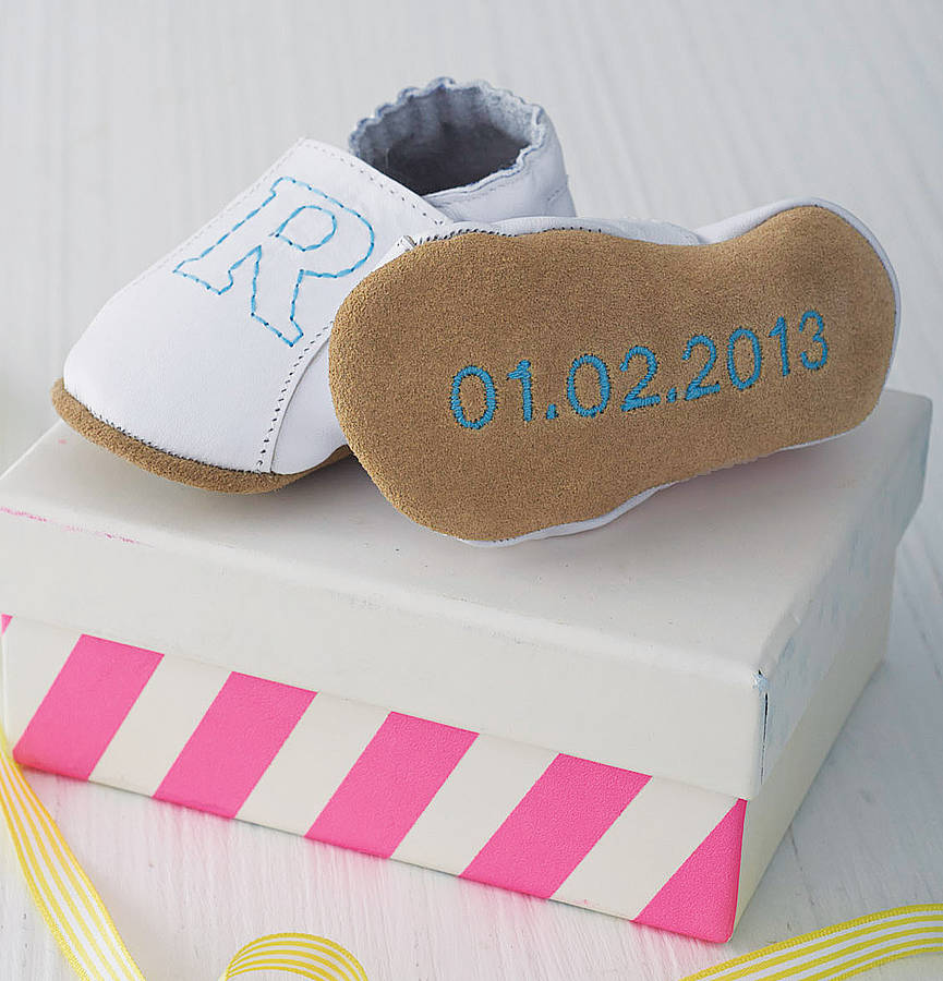 Personalised Initial Christening Shoes, 1 of 12